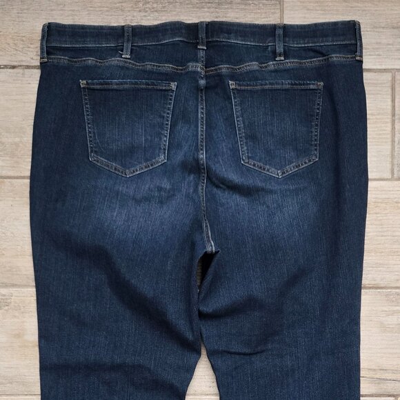 Torrid Sky High Skinny Jeans Dark Wash Stretchy Shaping Band Everyday 24T - Picture 4 of 8